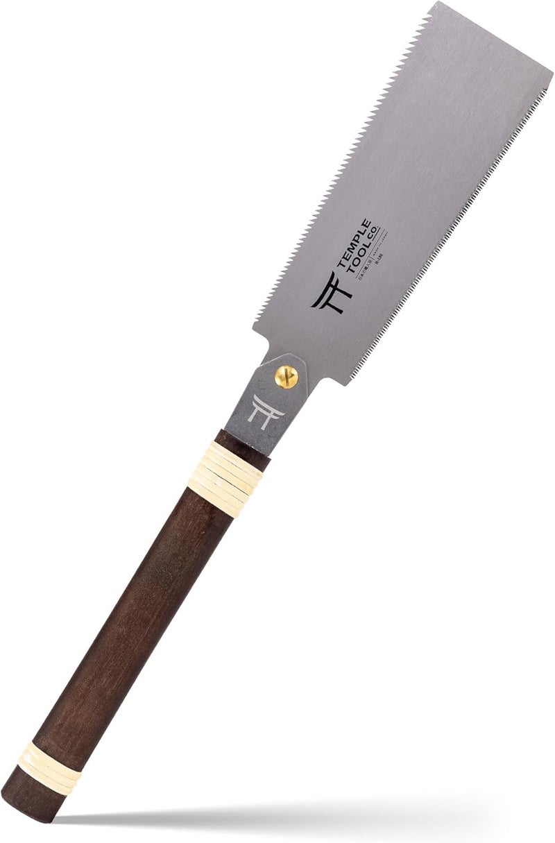 Temple Tool Japanese Pull Saw - 7 Ryoba Hand Saw with Rip-cut and Crosscut - for Dovetails, Tenons, Joinery, Cutting Boards to Length & Width- Co. - Image 1